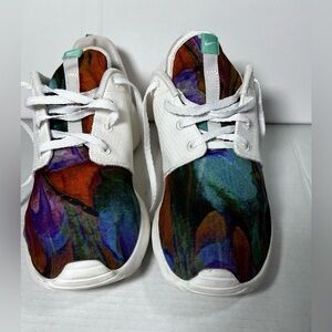 Men’s Nike Roshe One Print 'Sail Menta' Tie Dye MultiColor Rainbow Sz 9